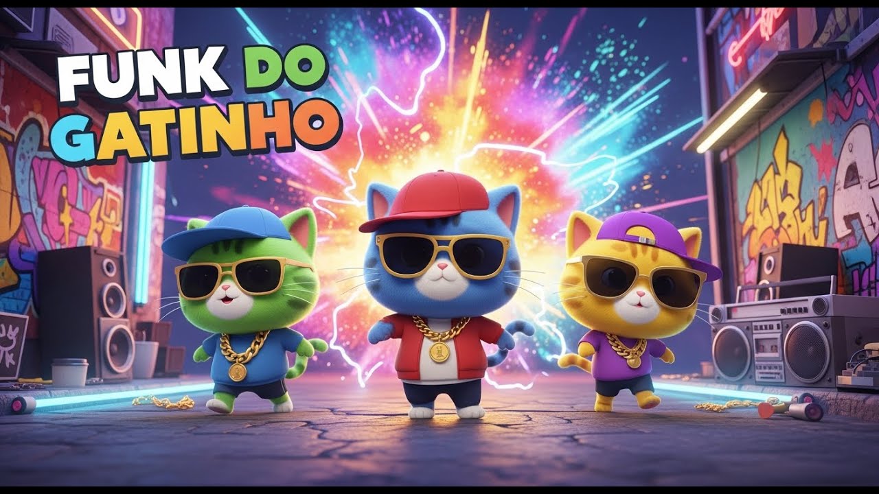 Funk do Gatinho - Música Divertida para Crianças