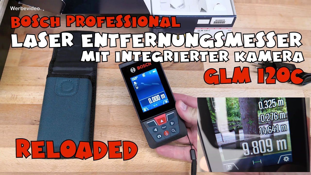 Ausprobiert: Bosch Professional GLM 120 C Laserentfernungsmesser