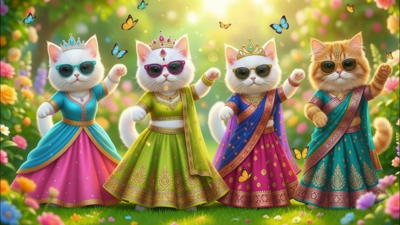 बिल्ली डांस | Cutest Cat videos funny dance🤣💃Dance Videos for cats #funny  #dancingcat  #cat #cute