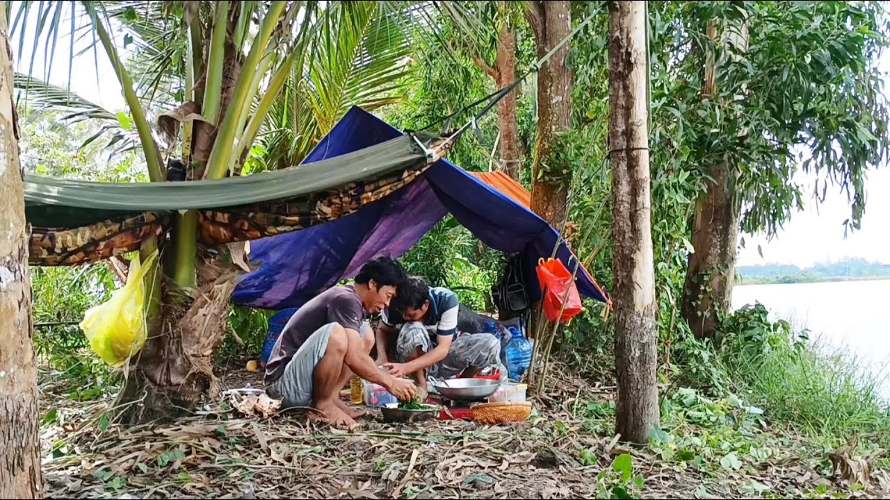 Săn bắt mùa nước nổi ll thưởng thức nồi cháo cá c