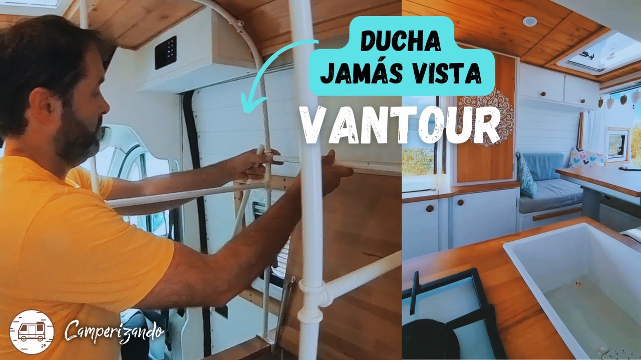 Una ducha como ninguna otra | Fiat Ducato L2H2 VANTOUR Furgoneta Camper Homologa Tu Camper