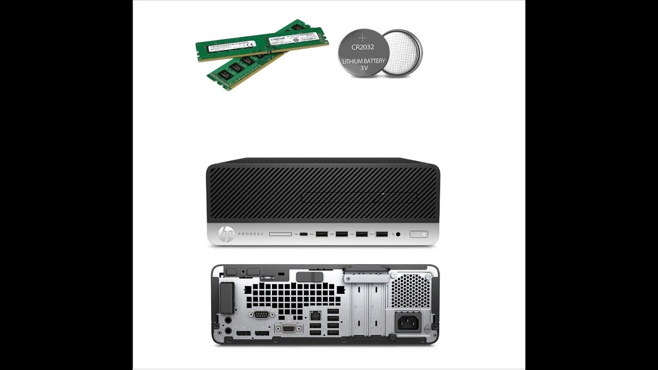 How to Add RAM and Change Backup Battery on HP PRODESK 600 G4 SFF