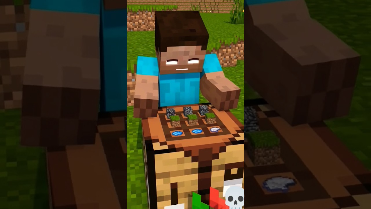 Herobrime Creat a World On Minecraft Animation😈💀,// #minecraft #animation