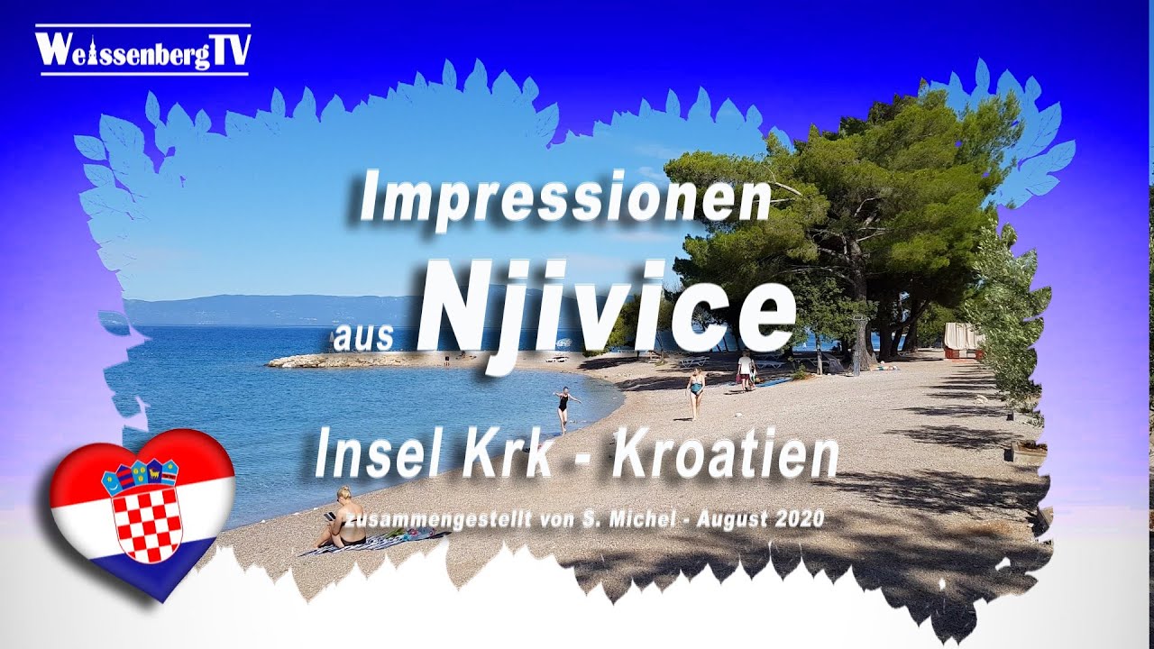 Urlaub Kroatien   Insel Krk   Njivice  August 2020