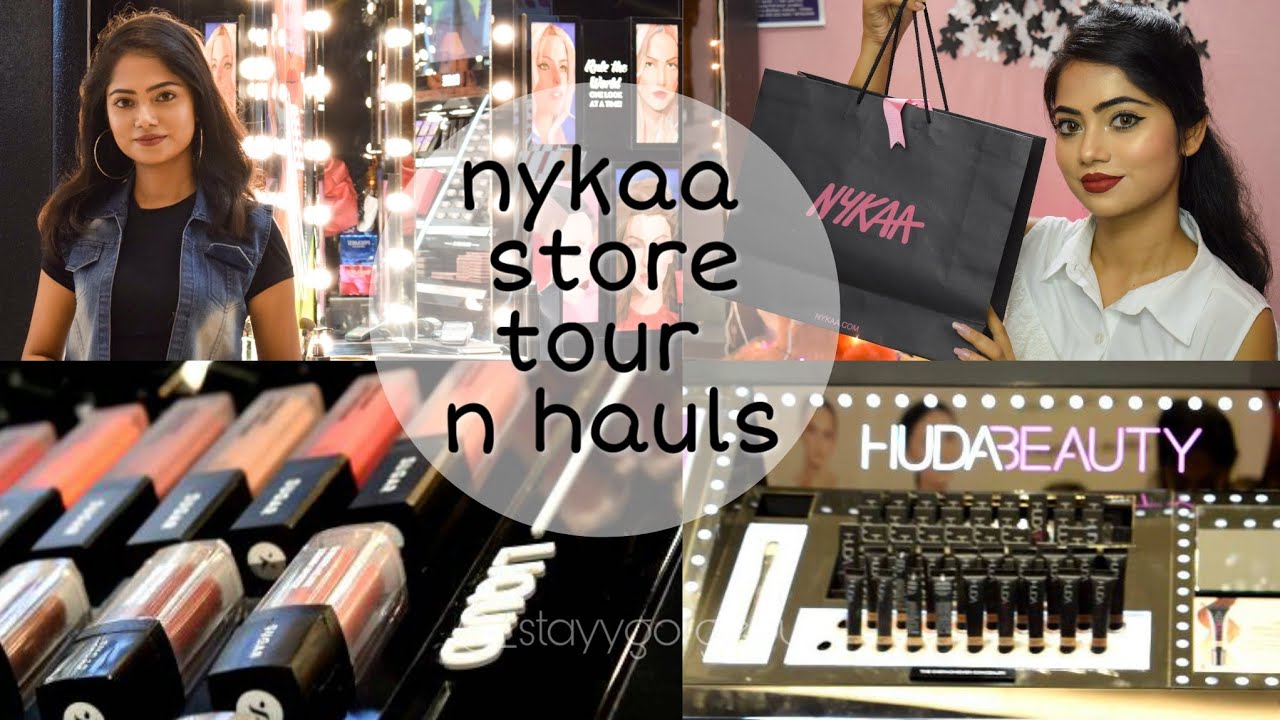 nykaa store tour and haul at forum mall,kolkata||sugar cosmetics||kolkata blogger