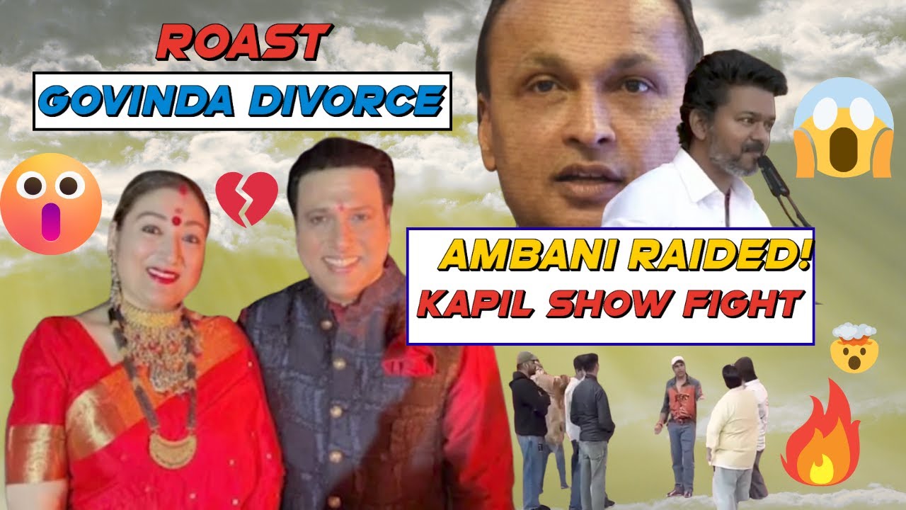 Govinda-Sunita divorced after 37 years | Govinda Divorce Rumors & Vijay Emotional Roast 🤣
