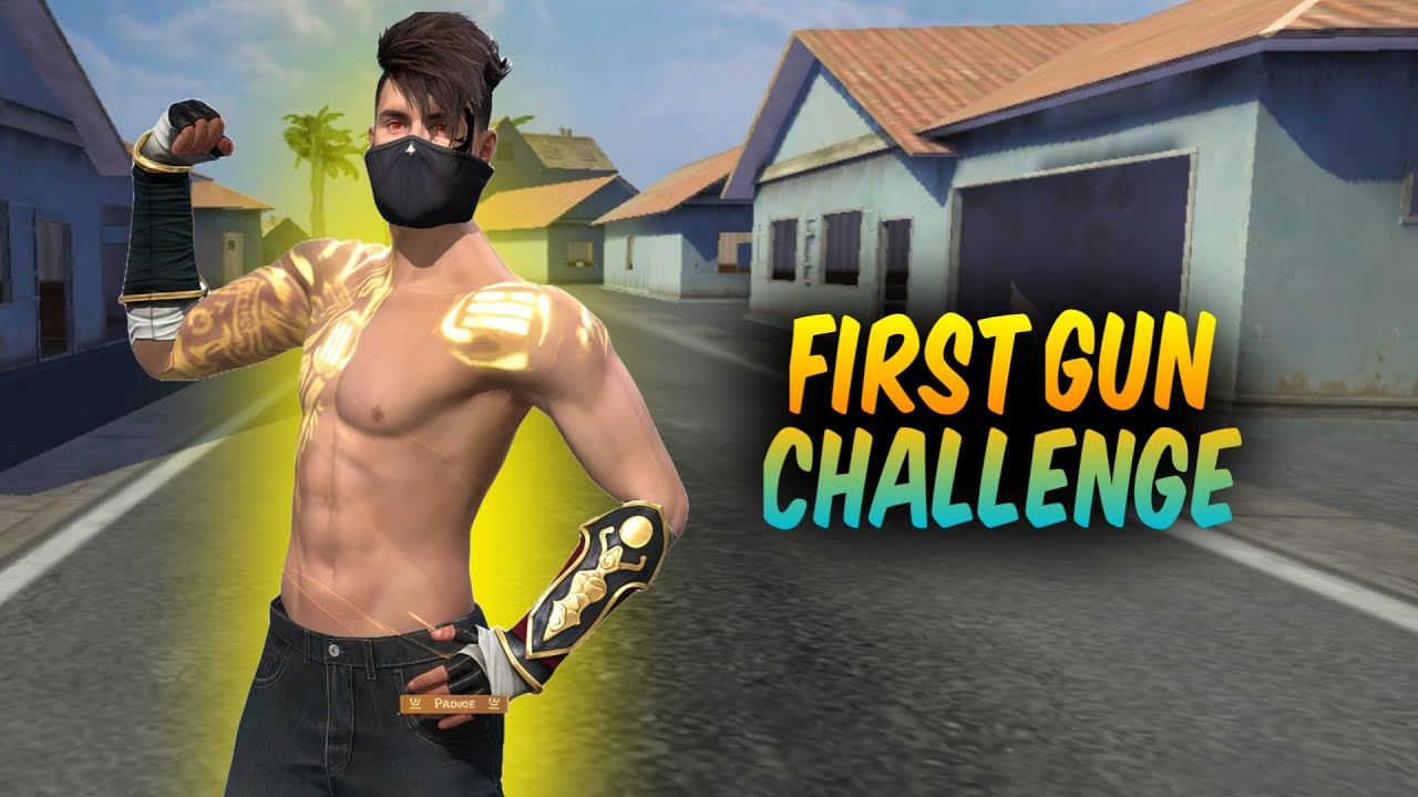 First Gun Challenge 😱 | Free Fire Gameplay 🎮