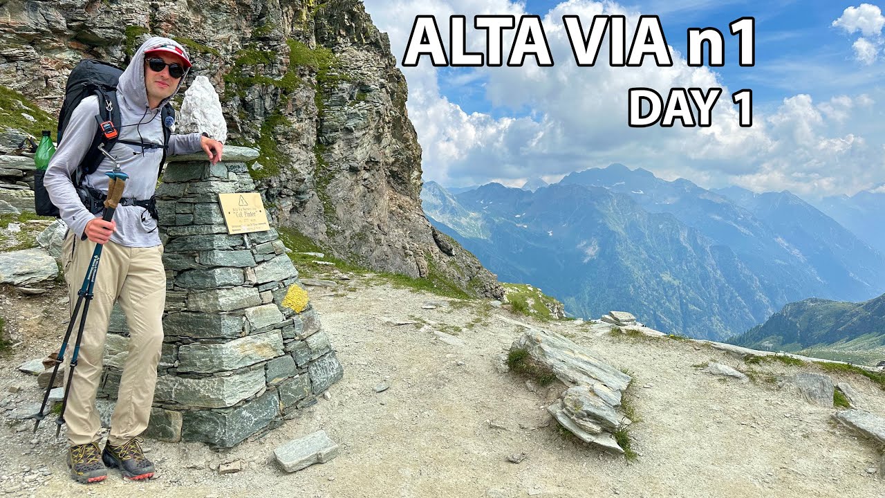 Alta via 1 della Valle D'Aosta - Alta via dei Giganti | Day 1 | 4K HDR
