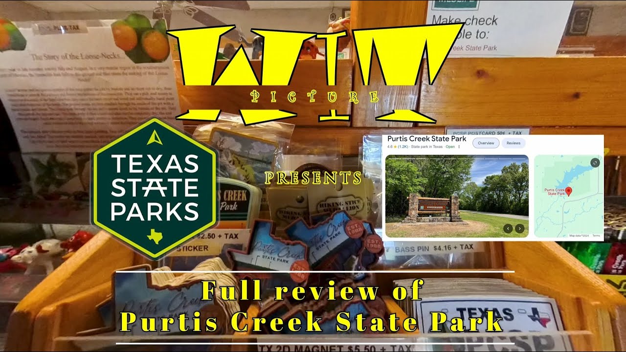 Purtis Creek State Park  come check off #4 on the list of Texas State Parks