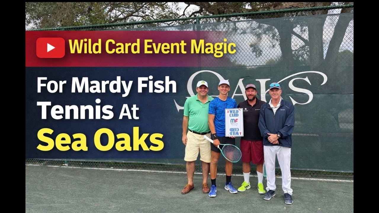 Wild Card Event Magic For Mardy Fish Tennis at Sea Oaks in Vero Beach