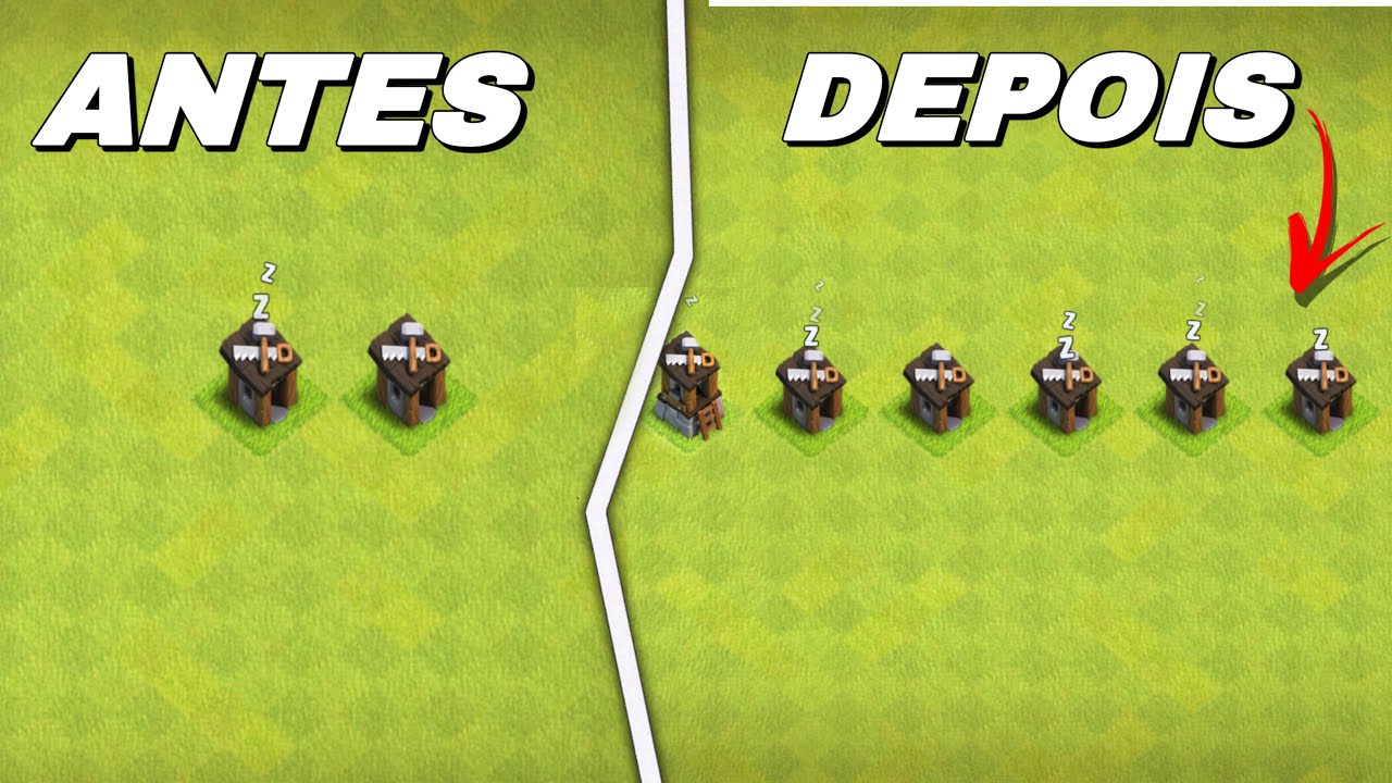 Maneiras Sorrateiras para Conseguir todos os Construtores (Clash Of Clans)