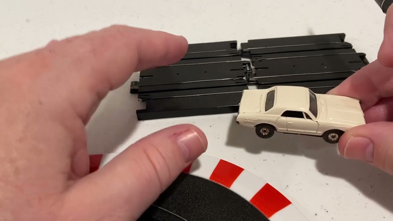 Smoothing Slot Car Track Joints - AFX HO Four Lane Portable Set-up
