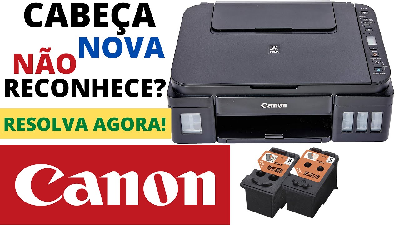 🖨COMO TROCAR CABEÇA DE IMPRESSÃO CANON G3100,G3110