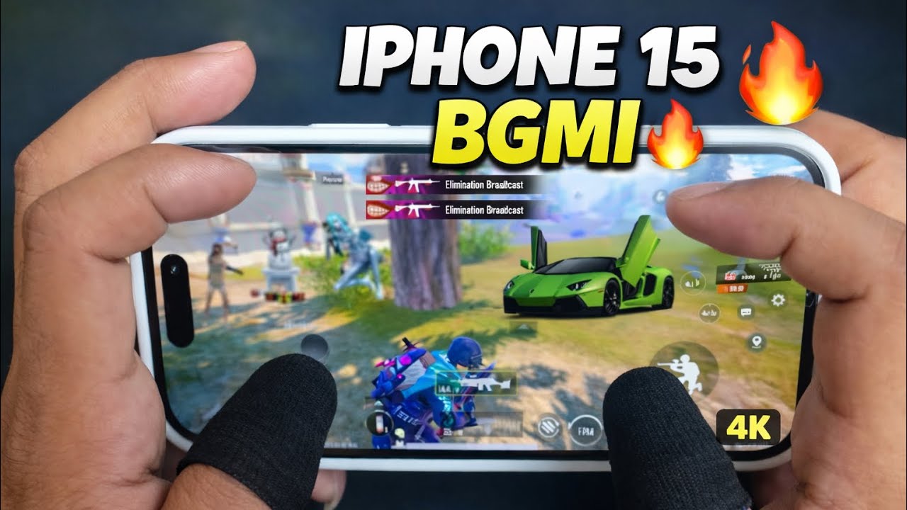 IPHONE 15 😱 60 FPS bgmi high graphics 4k hd ultra gameplay clutch hrd lobby 
