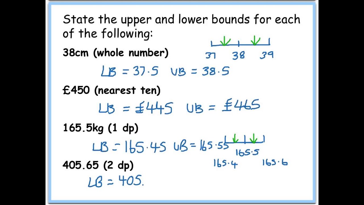 Upper and Lower Bounds