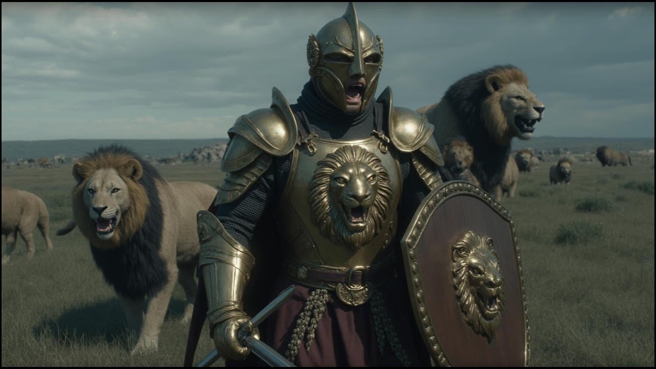 KNIGHTS OF THE LION: Sun-Forged Epic | Golden Armor Hero Anthem (4K Cinematic)