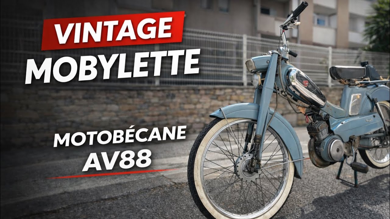 Vintage Mobylette : Motobécane AV88