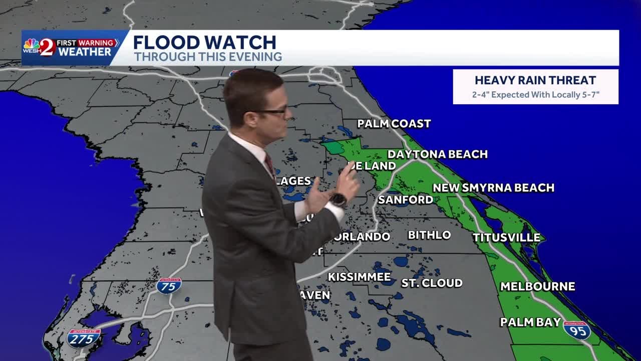 Heavy rains bring flood concerns to Central Florida | April 7 forecast