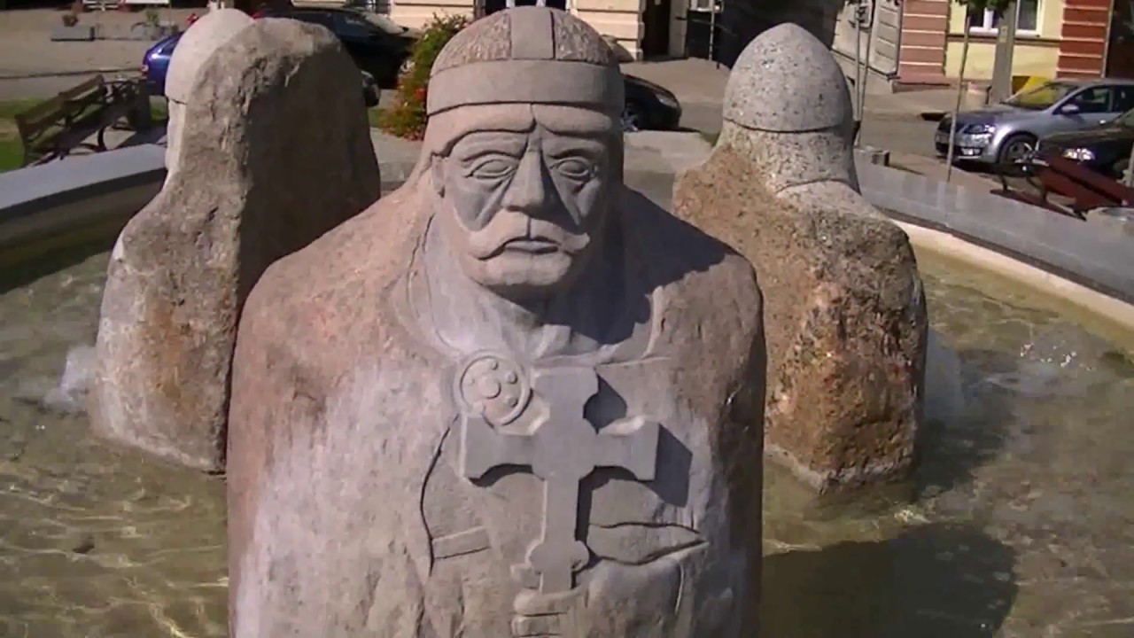Kaskadenbrunnen in Cedynia (Polen)
