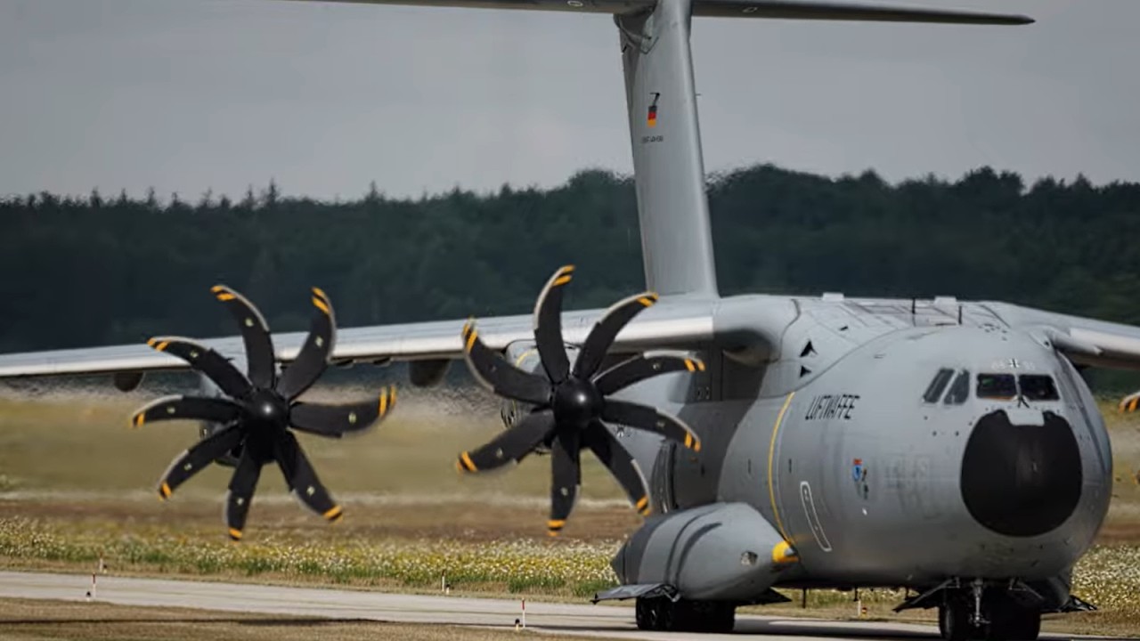 Eurofighter Typhoon, A400M & AWACS in Action | Rostock Laage Air Base