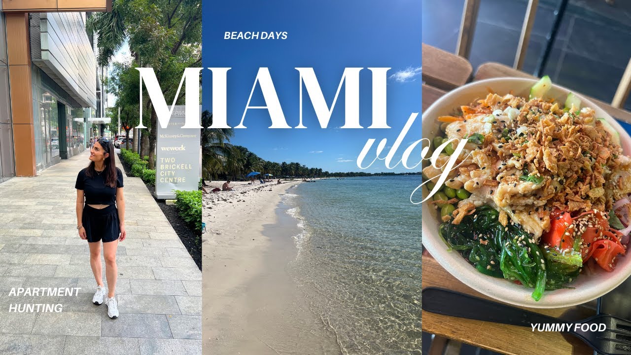 Miami Vlog | Apartment Hunting, Beaches & Life Update | Moving to Miami 2026