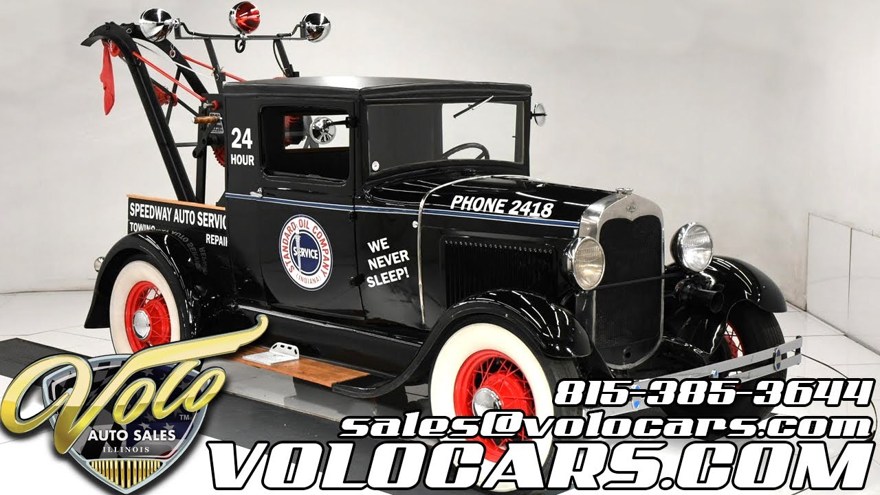 1929 Ford Model A Tow Truck for sale at Volo Auto Museum (V19184)