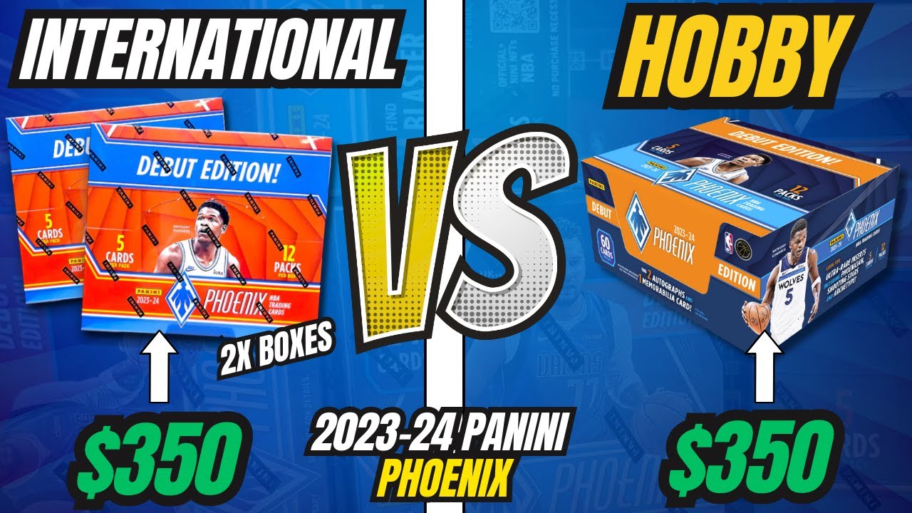 🔥THEY BOTH WIN!?🔥 Phoenix Basketball is FUN!! 23-24 Panini Phoenix International Boxes vs Hobby Box