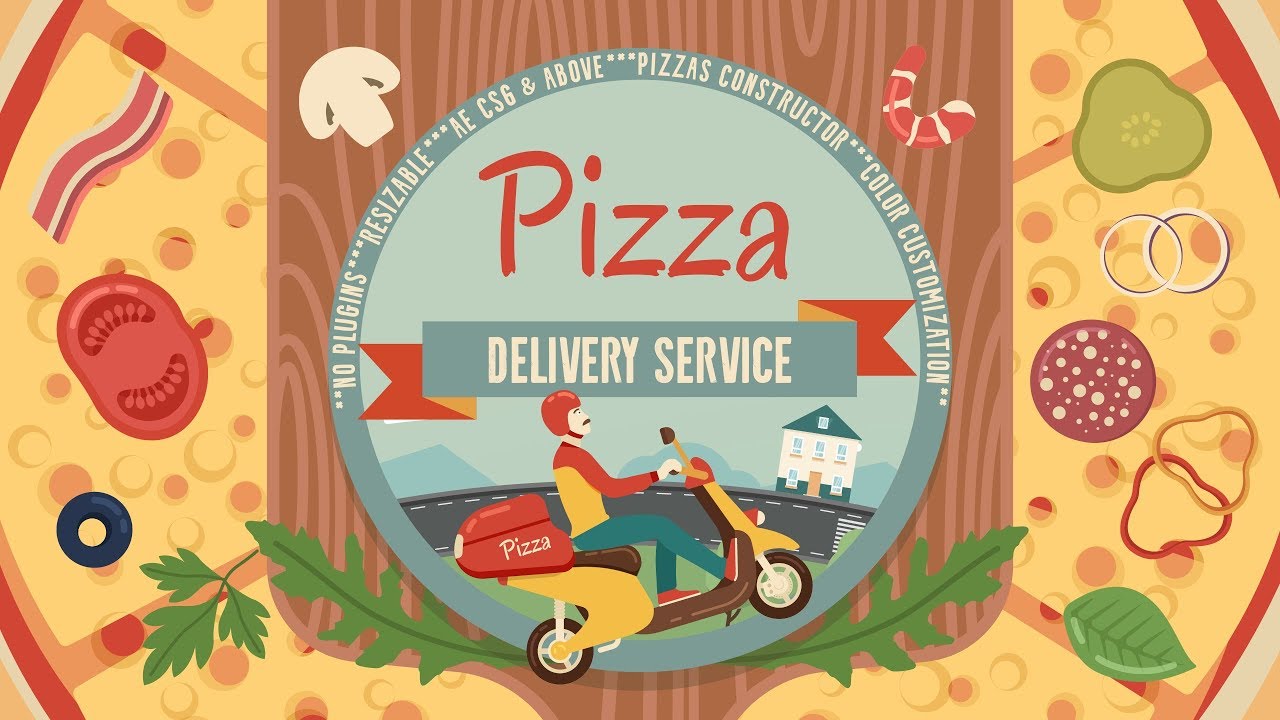Pizza Delivery Service | VideoHive After Effects Template