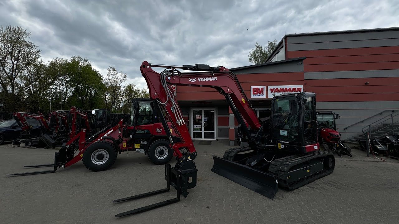 Najnowszy Yanmar SV100-7 co sie zmieniło ?