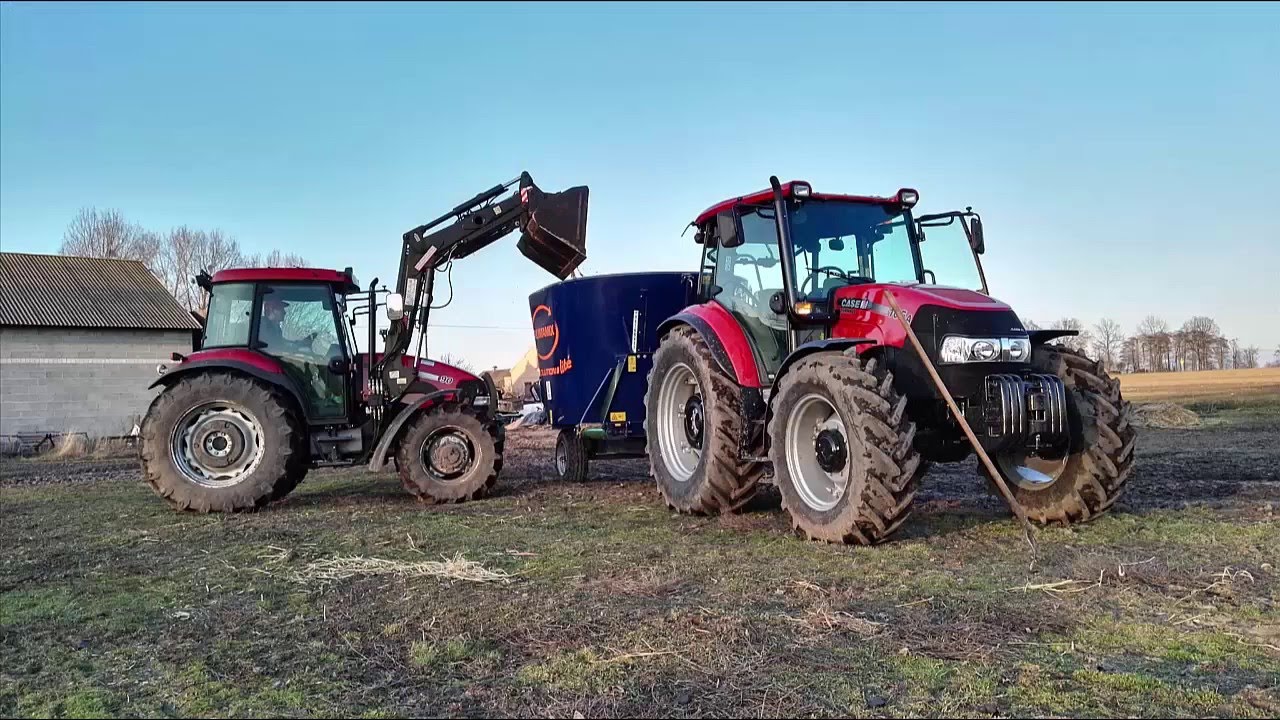 Paszowóz na testach# Farmall105A#Alimamix Evolution 8 Lite ☺ 720p