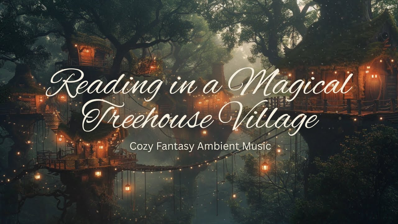 Reading in a Magical Treehouse Village | SHIELD OF SPARROWS INSPIRED Cozy Fantasy Ambient Music