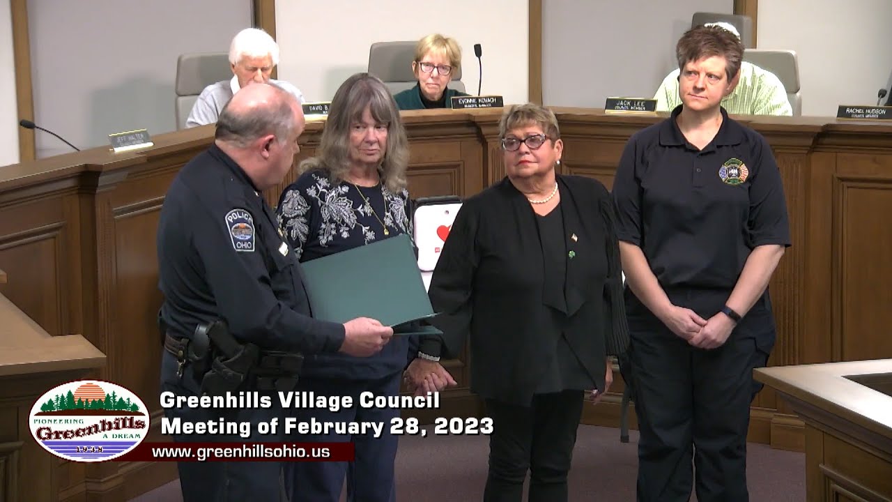 Greenhills Village Council Meeting of February 28, 2023