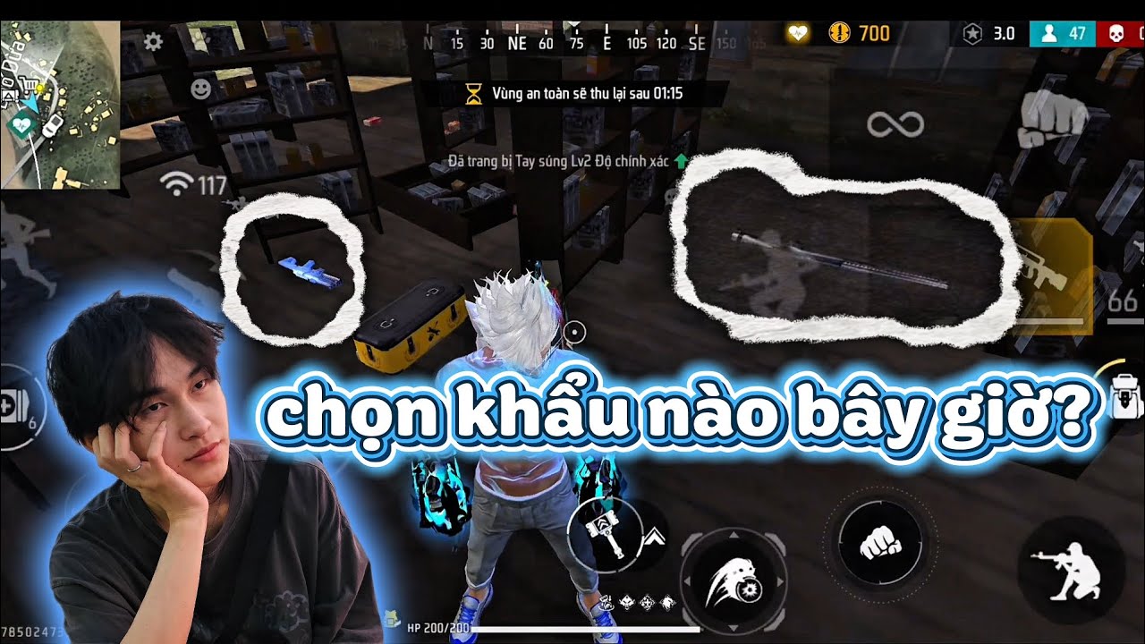 [Free Fire] Thử Thách Chỉ Dùng 2 Khẩu Súng Nhặt Được Lúc Đáp Dù Giành Top 1 Và Cái Kết Cười Đau Ruột