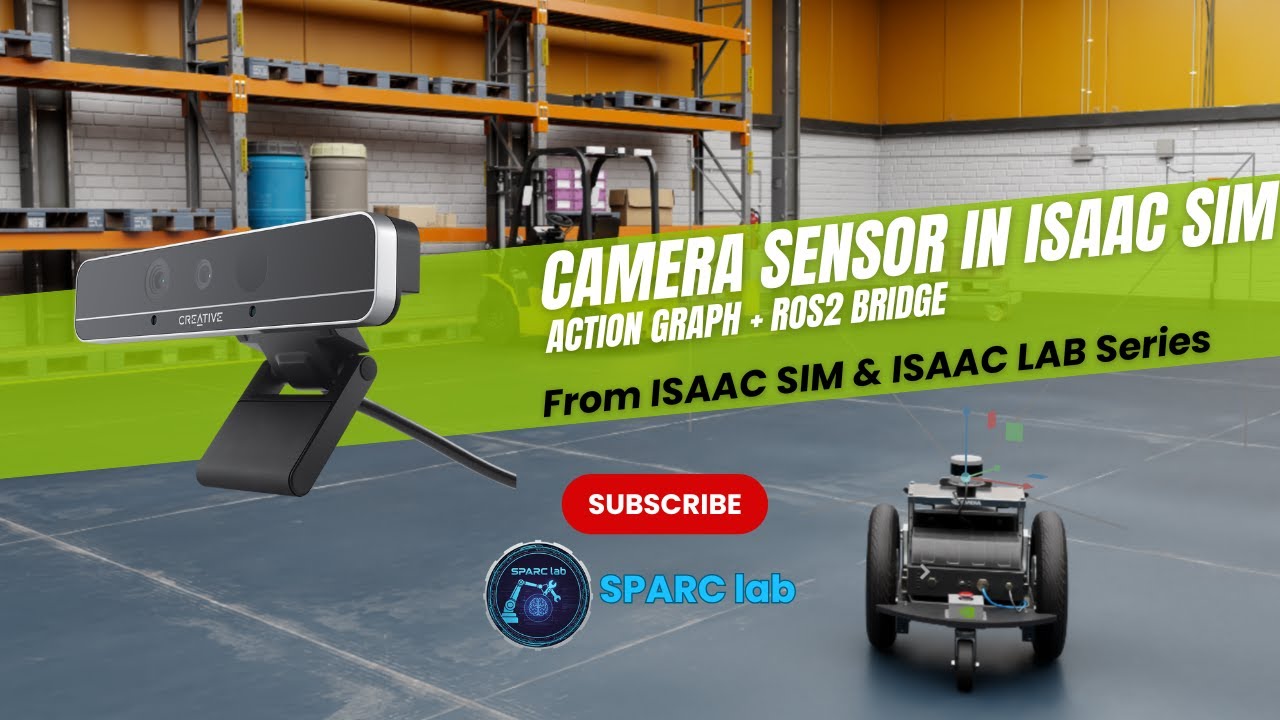 Tutorial #10 (Part 1) &ndash; Camera Sensor in Isaac Sim | Action Graph + ROS2 Bridge