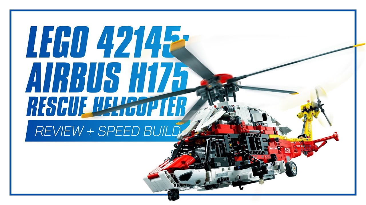 LEGO 42145: Airbus H175 Rescue Helicopter - HANDS-ON REVIEW