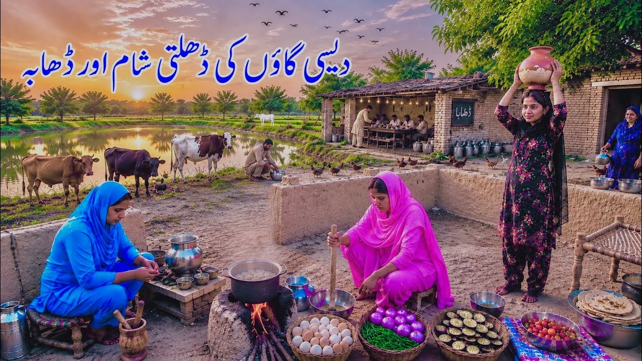 🌾 Beautiful Punjab Village Life | Simple People, Desi Atmosphere & Village Cooking ❤️