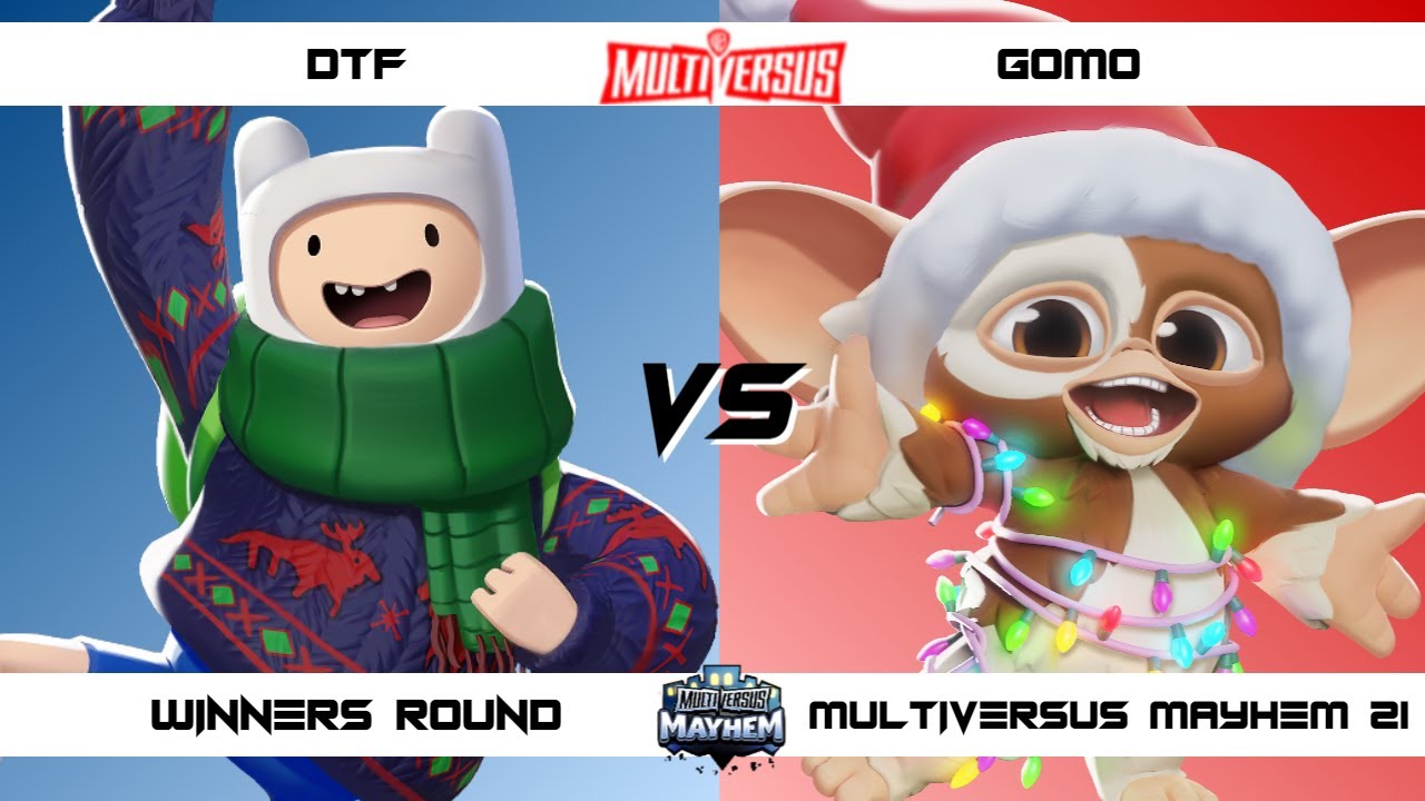 MultiVersus Mayhem 21 Winners Round DTF (Finn) vs Gomo (Gizmo) MultiVersus Tournament