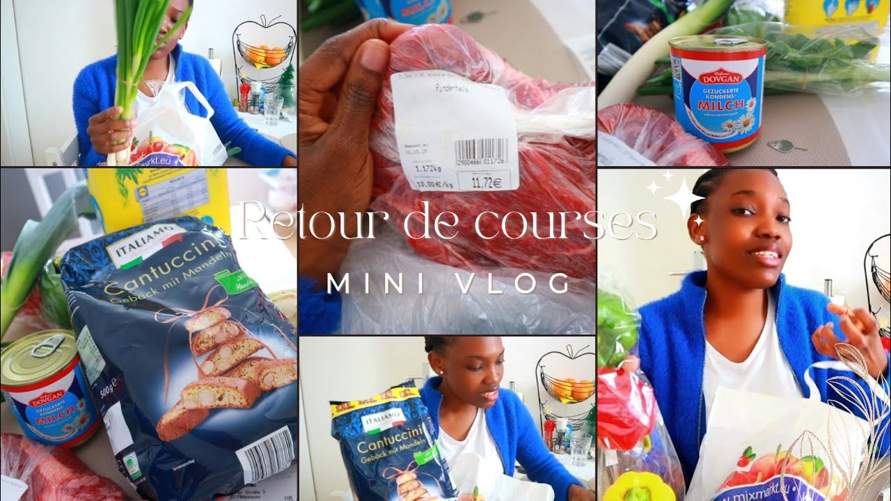 Retour des courses LIDL,MIX-MARKT,La vie chère en Allemagne.