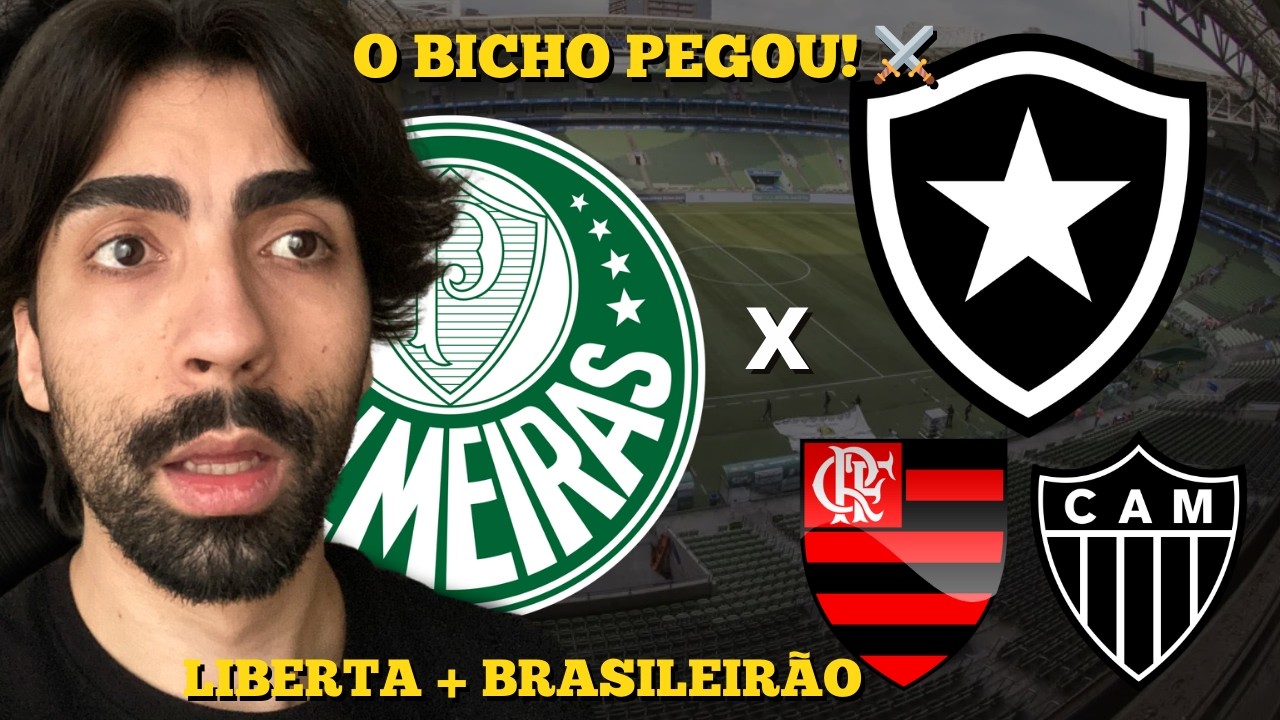 Modo Carreira | NOITE DE LIBERTADORES!🏆|🔥Palmeiras x Botafogo nas Oitavas da Liberta! + Liderança BR