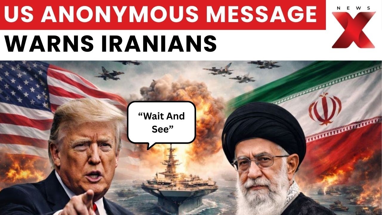 US vs Iran: Thousands in Iran Shocked by Cryptic Trump Alert Amid Rising Tensions | NewsX