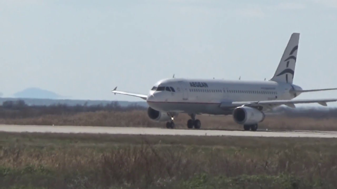 Aegean Airlines A320 SX-DVS TAKE OFF LGAL