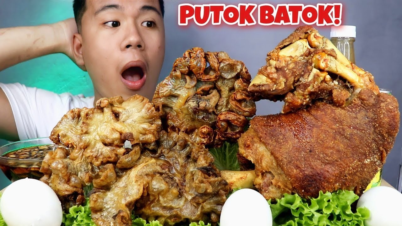 CRISPY PATA, CHICHARON BULAKLAK, BALUT MUKBANG | Putok Batok Mukbang | Crispy Pata Mukbang | Asmr