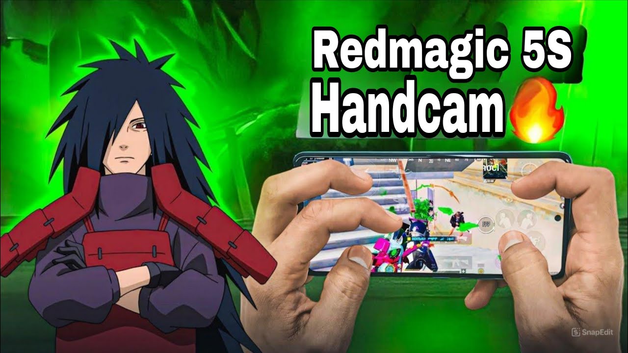 King is back  full gameplay ☠️  red magic 5S handcam 4 finger | PUBG MOBILE