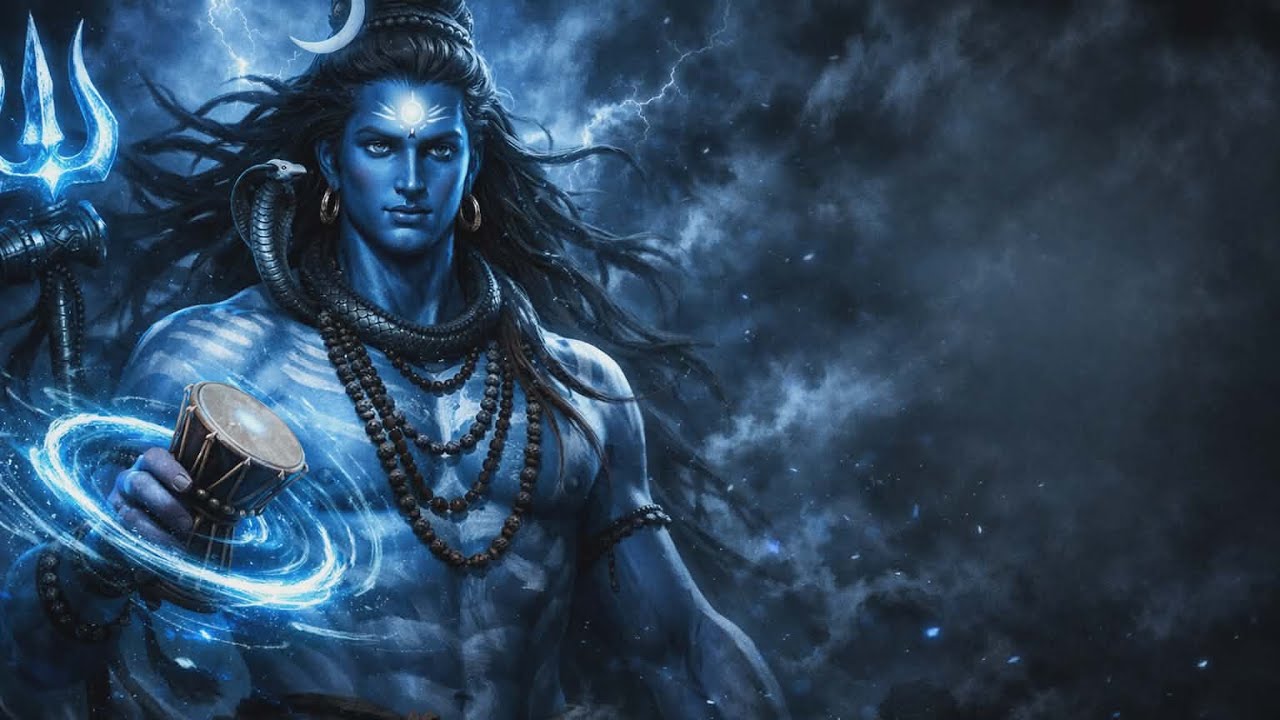 “त्रिशूलधारी महादेव – मन छुने भजन”🌸“Meditation & Devotion”🌸||4K cinematic thumbnail |;|