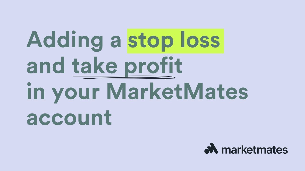 How to Place a Stop Loss and Take Profit in Your MarketMates Account [Platform Guide]
