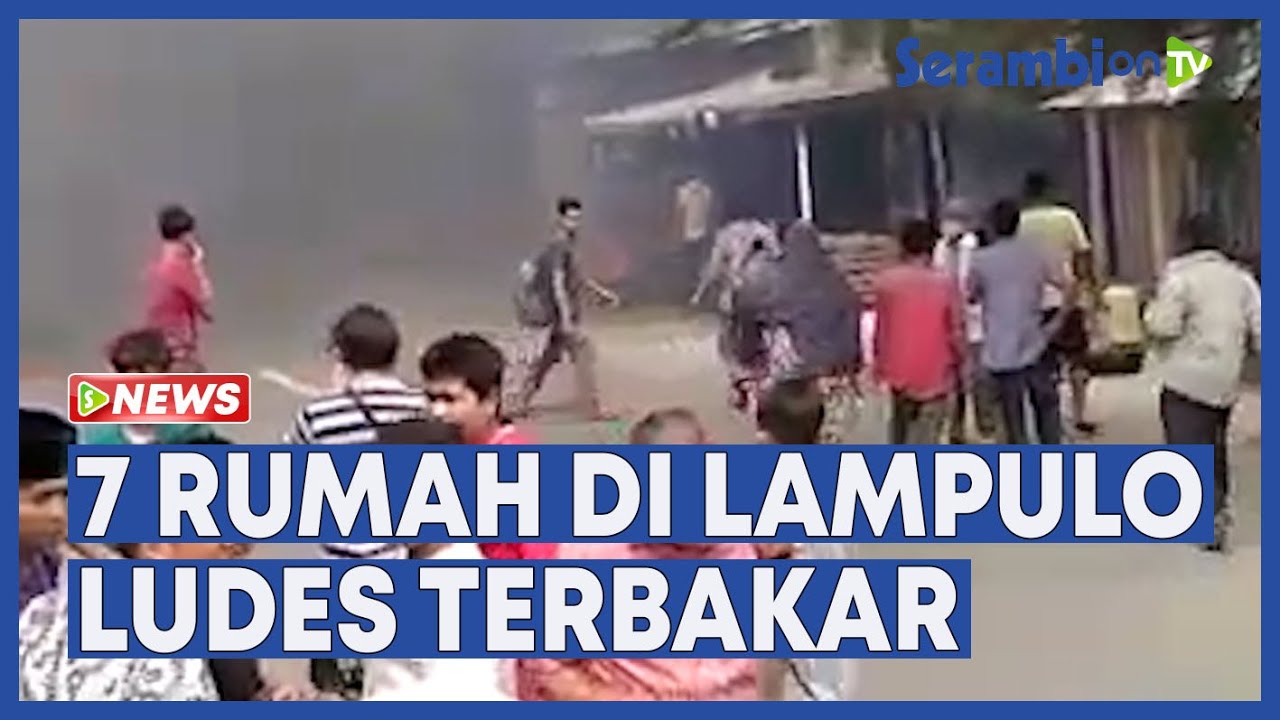Tujuh Rumah di Lampulo Ludes Terbakar, Puluhan Jiwa Kehilangan Tempat Tinggal