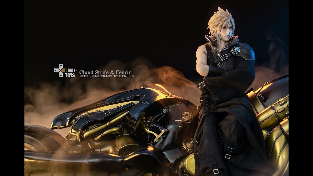 1/6 Scale GAMETOYS GT-006C Cloud Strife & Fenrir Action Figure Deluxe Edition Unboxing / Review