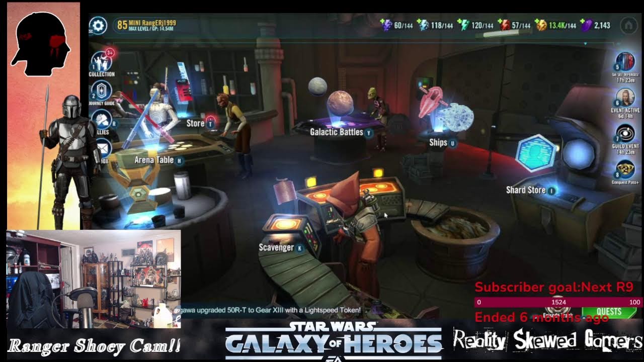 SWGOH TUESDAY NIGHT STREAM!! Part Duex!!