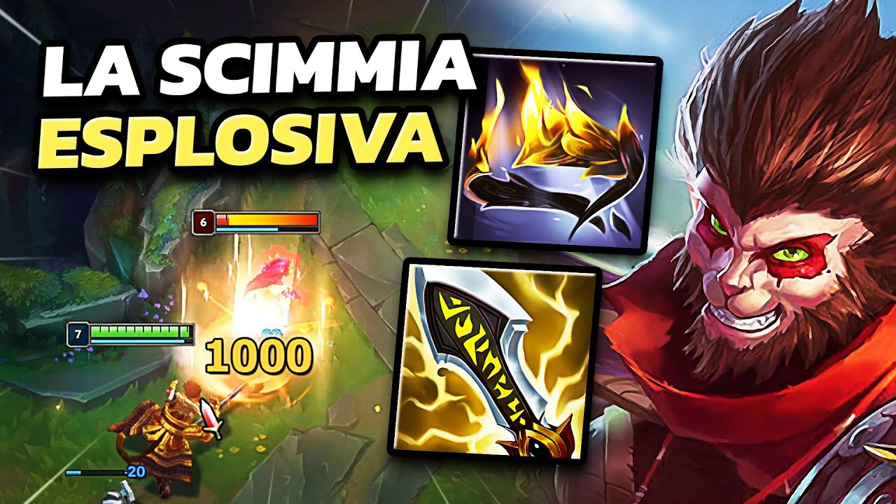 WUKONG ESPLODI BUILD: il bastone della scimmia - League of Legends ITA