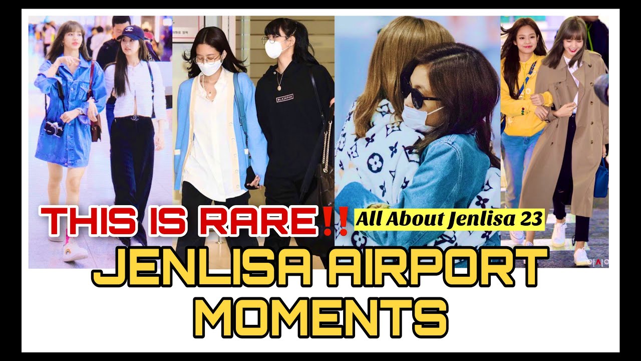 JENLISA AIRPORT MOMENTS || THIS IS RARE 👀🥰 | All About Jenlisa 23